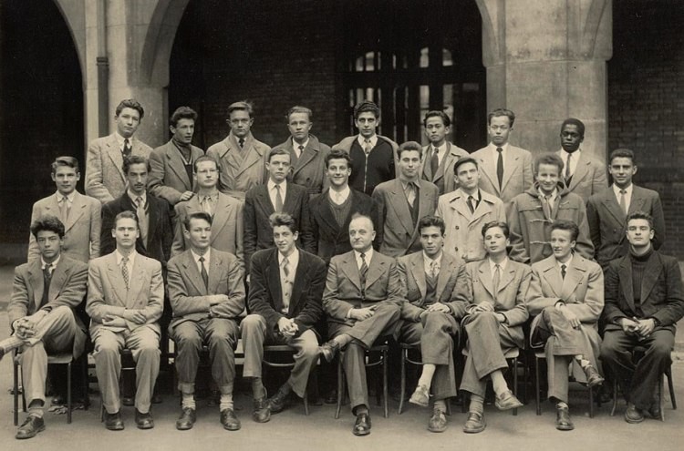 Classe de sciences ex - 1954