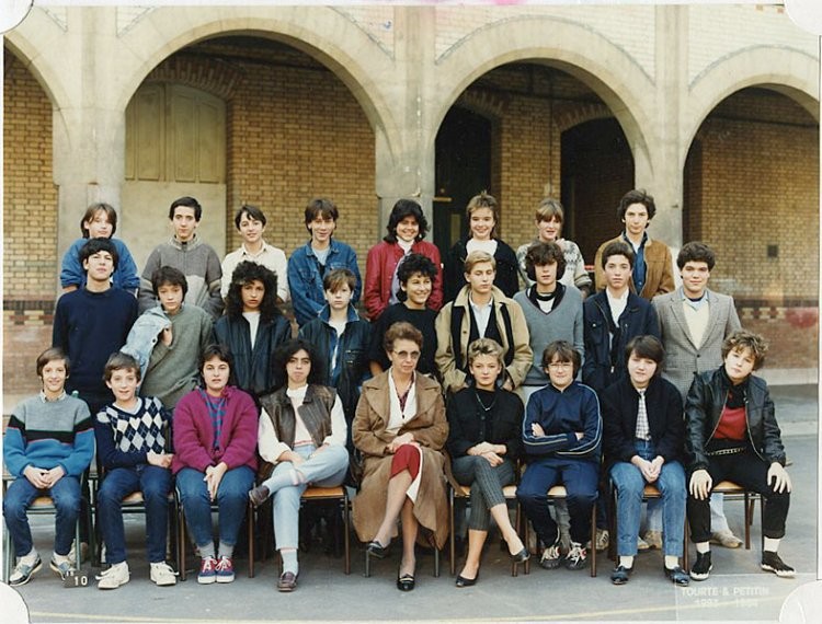 Classe de 3ème 2 - 1984