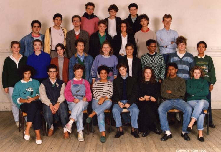 Classe de Terminale D - 1989
