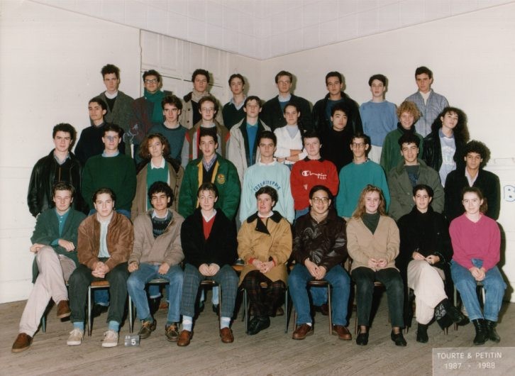 Classe de Terminale 5 - 1988