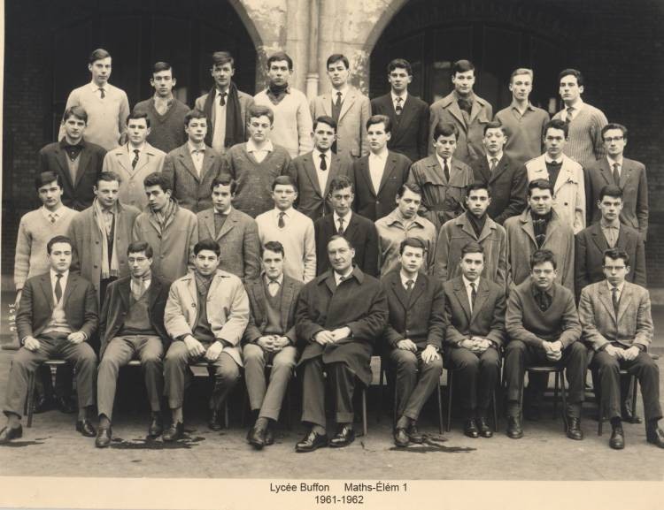 Classe de Maths Elem 1 - 1962
