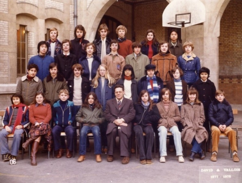 Classe de 3ème- 1978