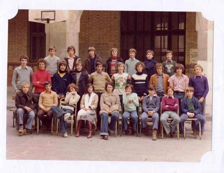Classe de 3ème 6 - 1977
