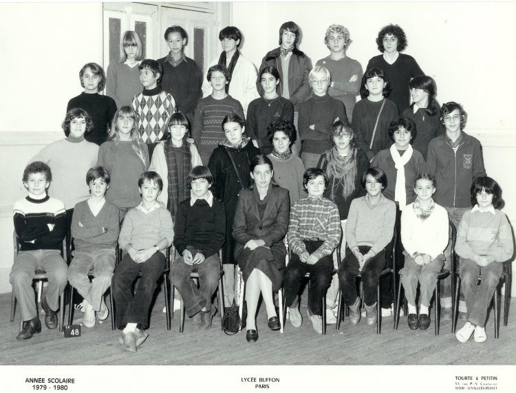 Classe de 4ème 6 - 1979